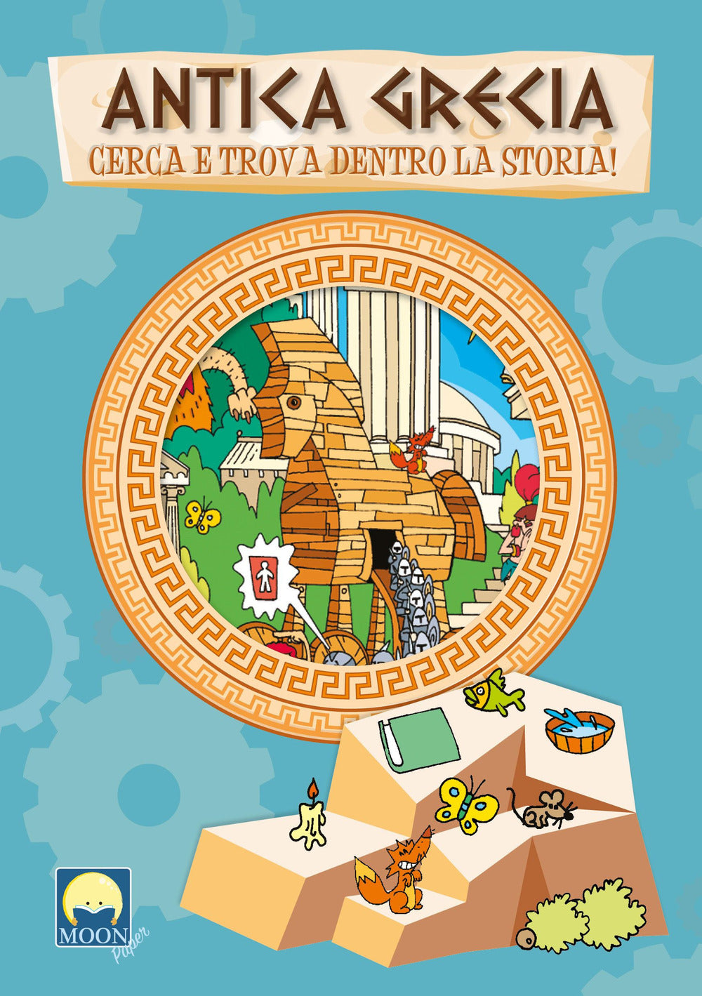 Copertina del libro ANTICA GRECIA. CERCA E TROVA DENTRO LA S