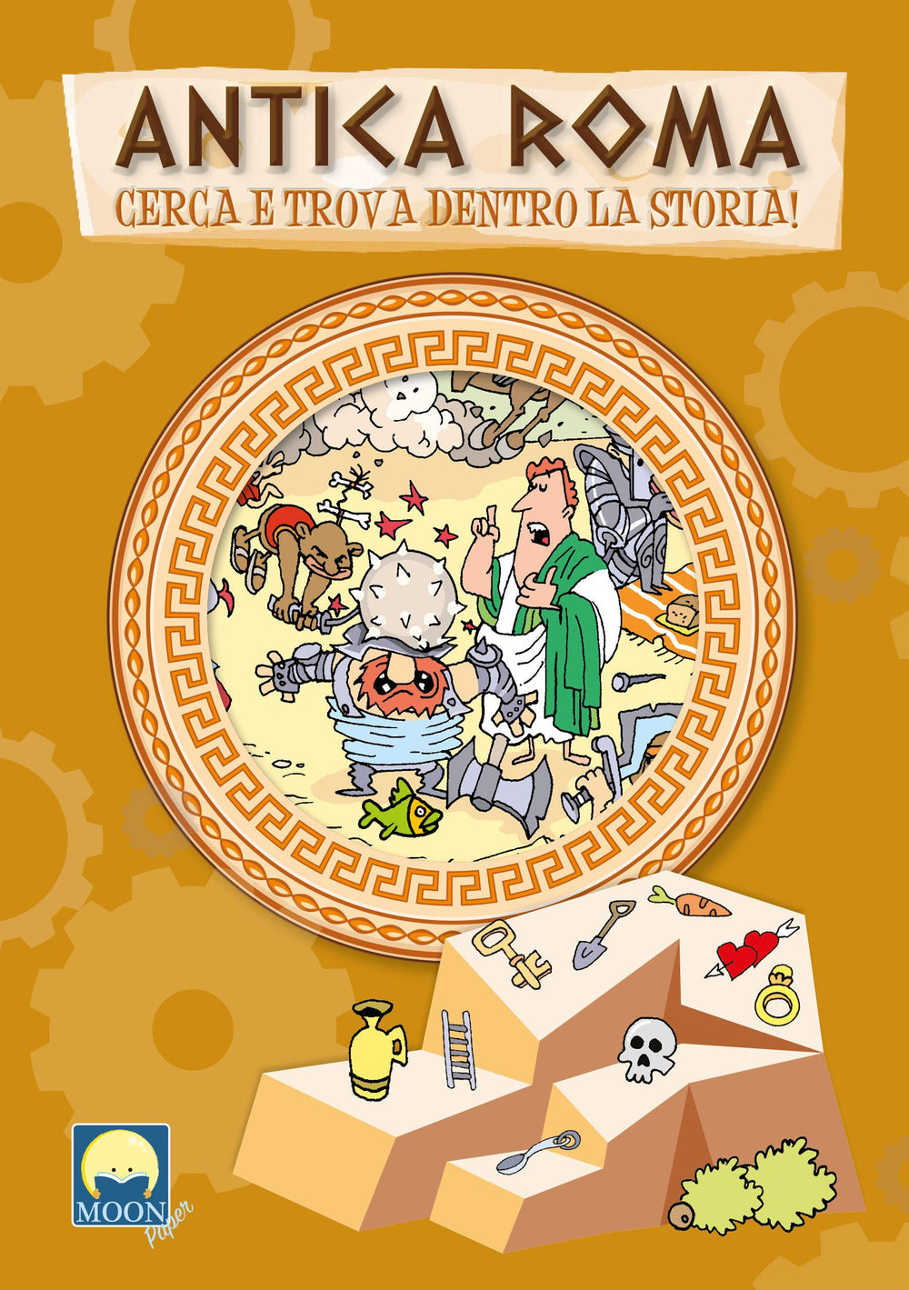 Copertina del libro ANTICA ROMA. CERCA E TROVA DENTRO LA STO