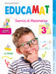 Copertina del libro EDUCAMAT. ESERCIZI DI MATEMATICA 3