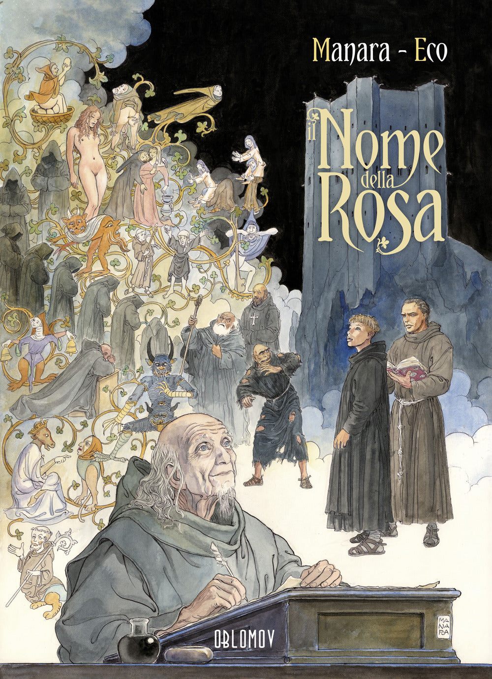 Copertina del libro IL NOME DELLA ROSA