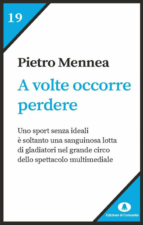 Copertina del libro OCCORRE PERDERE