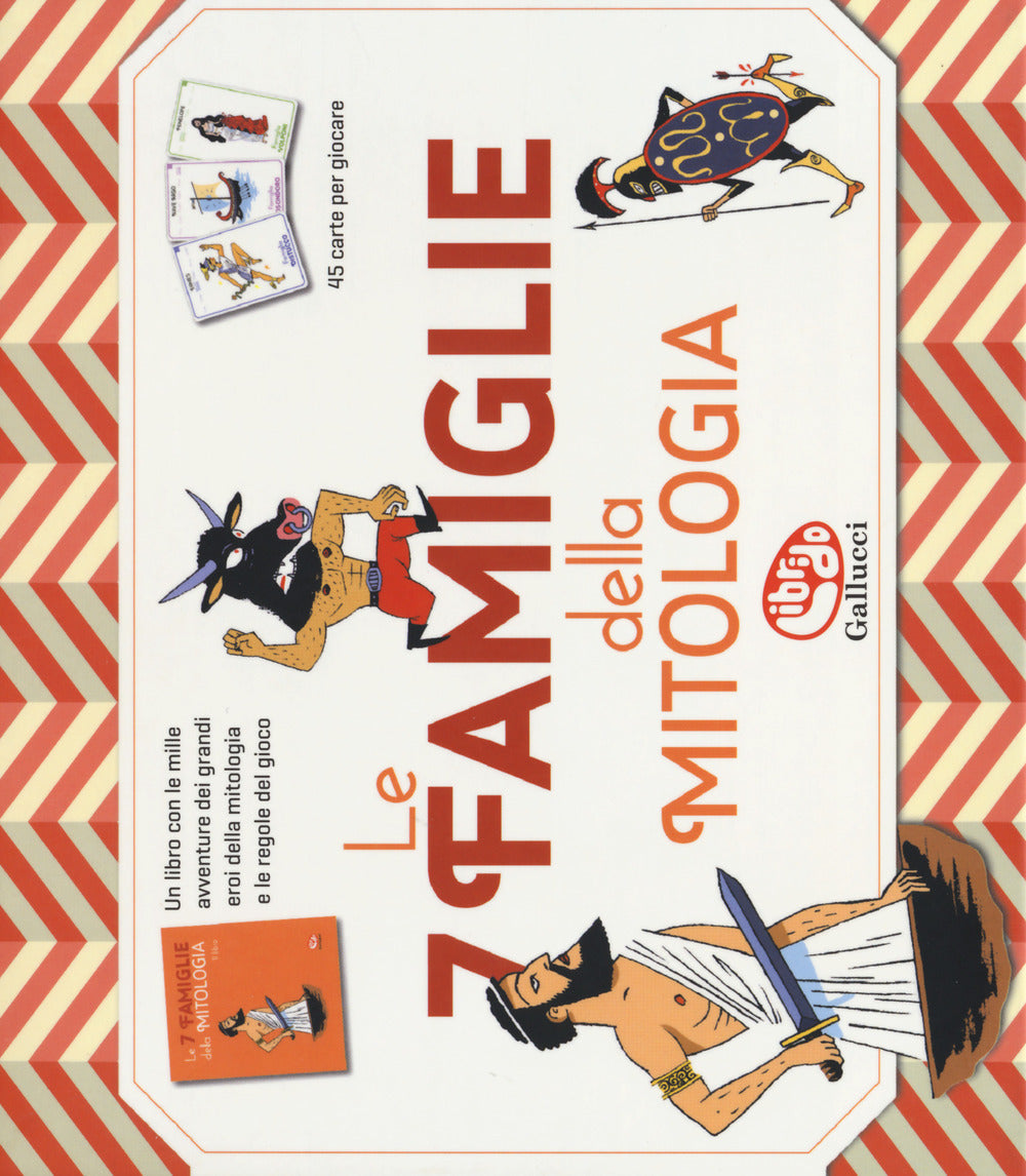 Copertina del libro LE 7 FAMIGLIE DELLA MITOLOGIA