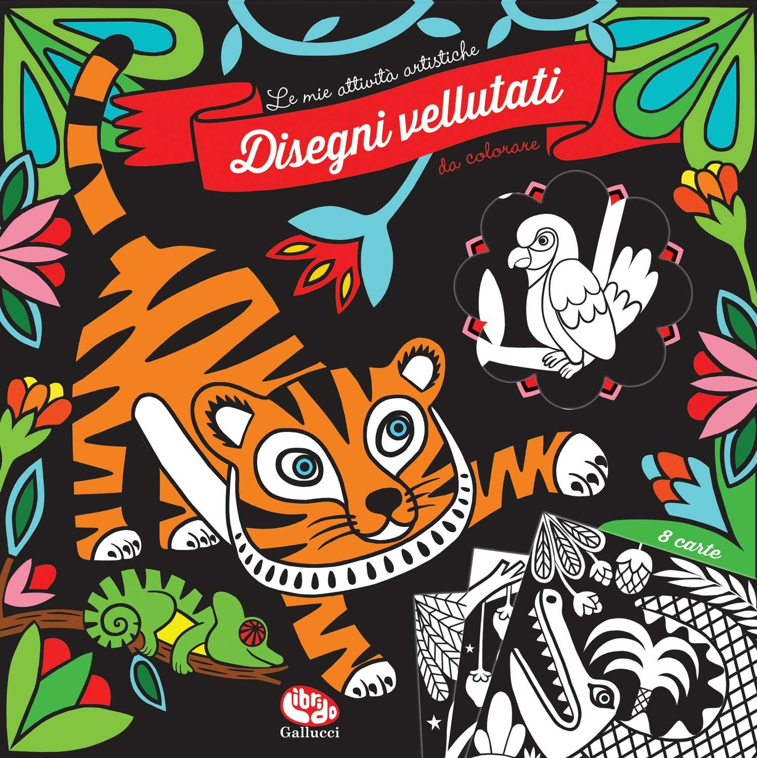 Copertina del libro DISEGNI VELLUTATI - DA COLORARE