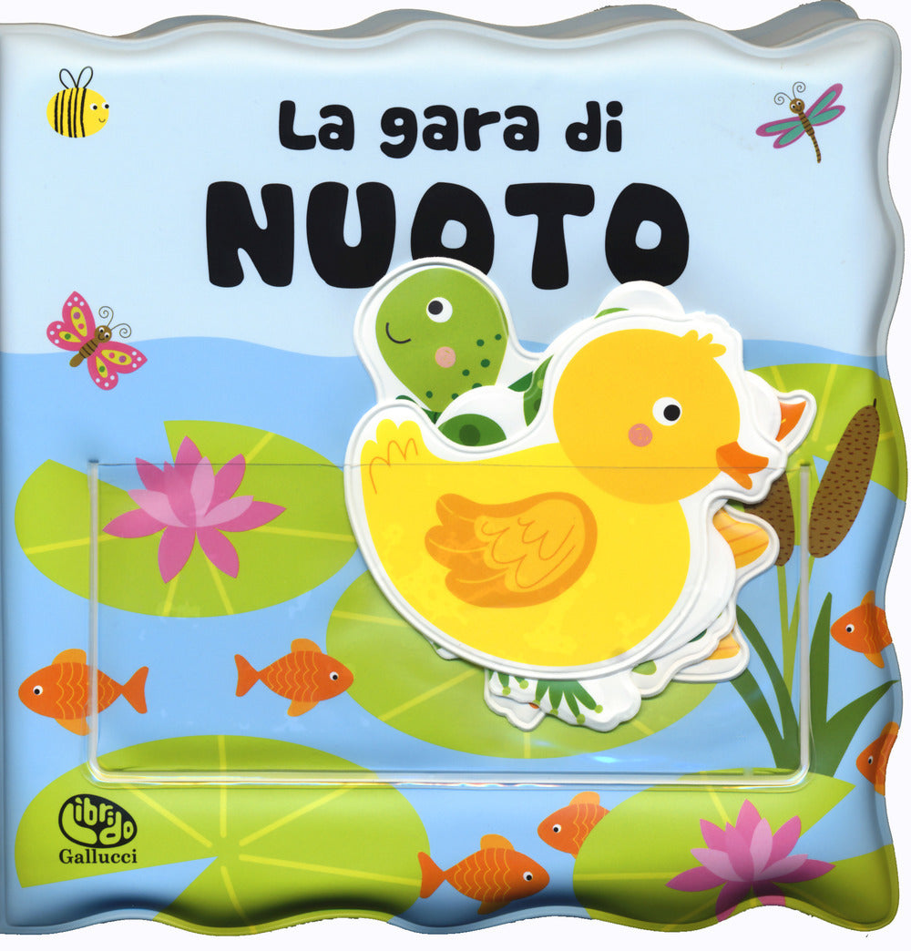 Copertina del libro LA GARA DI NUOTO - IMPERMEALIBRI