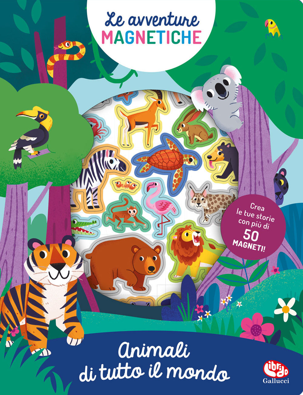 Copertina del libro AVVENTURE MAGNETICHE. ANIMALI Immagine principale del prodotto