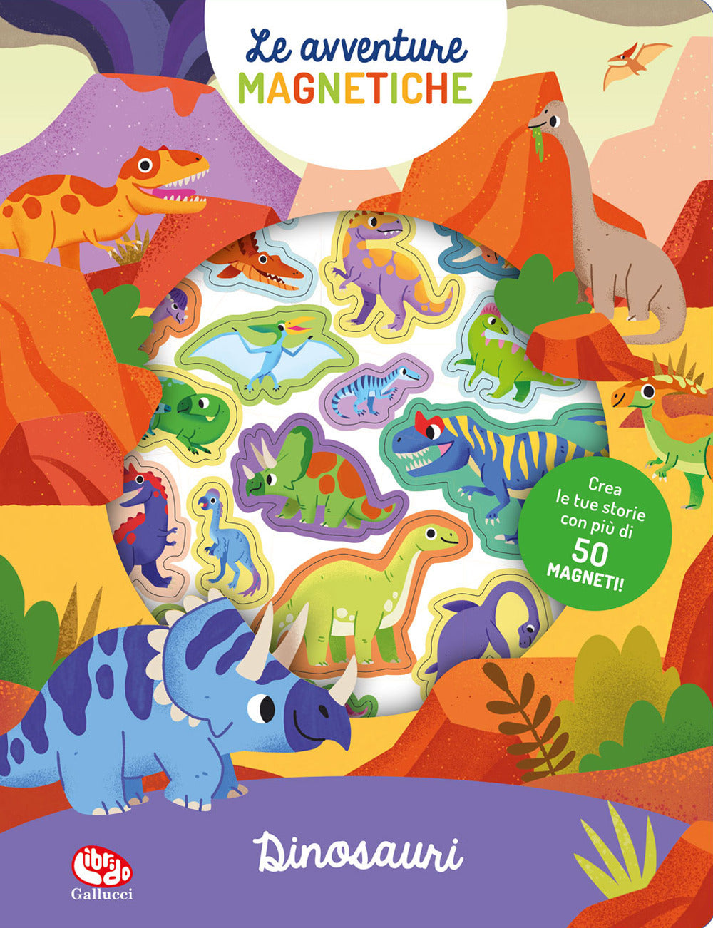 Copertina del libro AVVENTURE MAGNETICHE. I DINOSA Immagine principale del prodotto