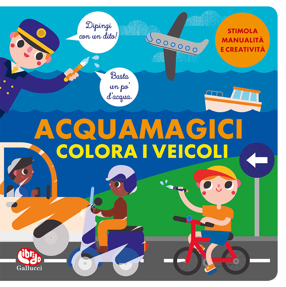 Copertina del libro ACQUAMAGICI - COLORA I VEICOLI Immagine principale del prodotto