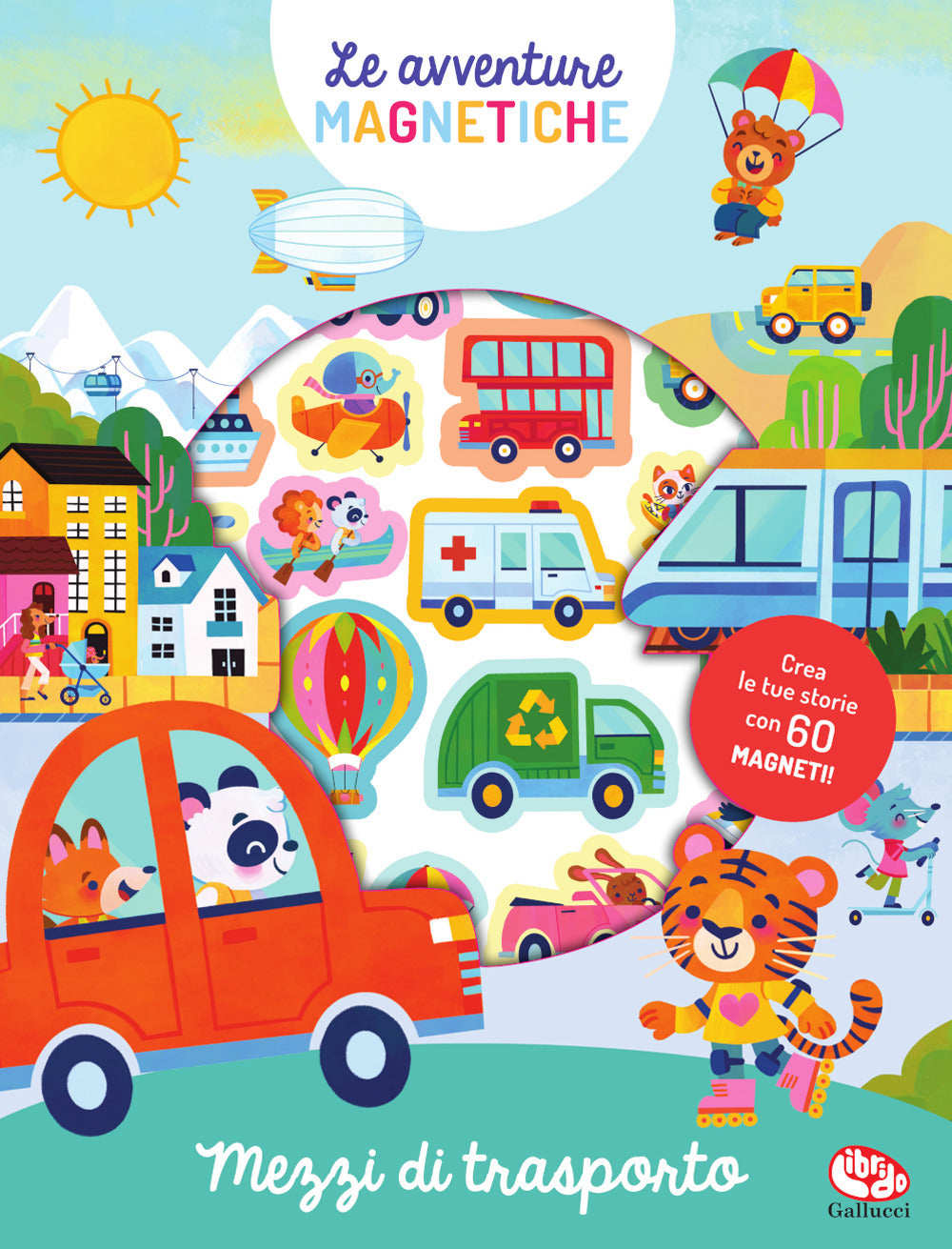 Copertina del libro AVVENTURE MAGNETICHE. MEZZI DI TRASPORTO Immagine principale del prodotto