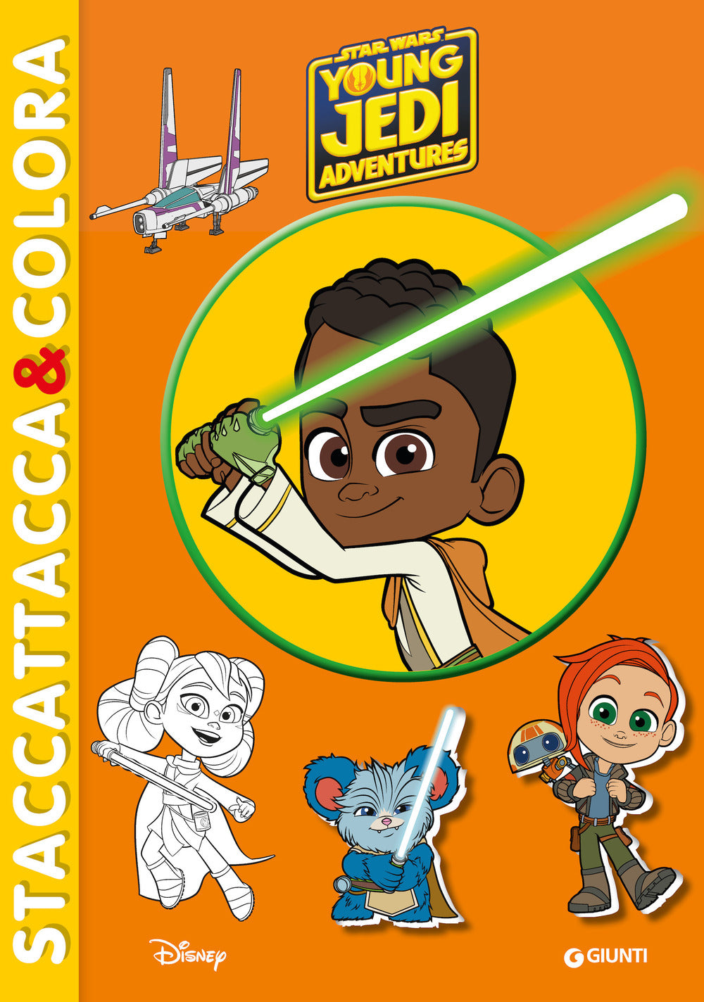 Copertina del libro YOUNG JEDI ADVENTURES STACCATTACCA&COLOR