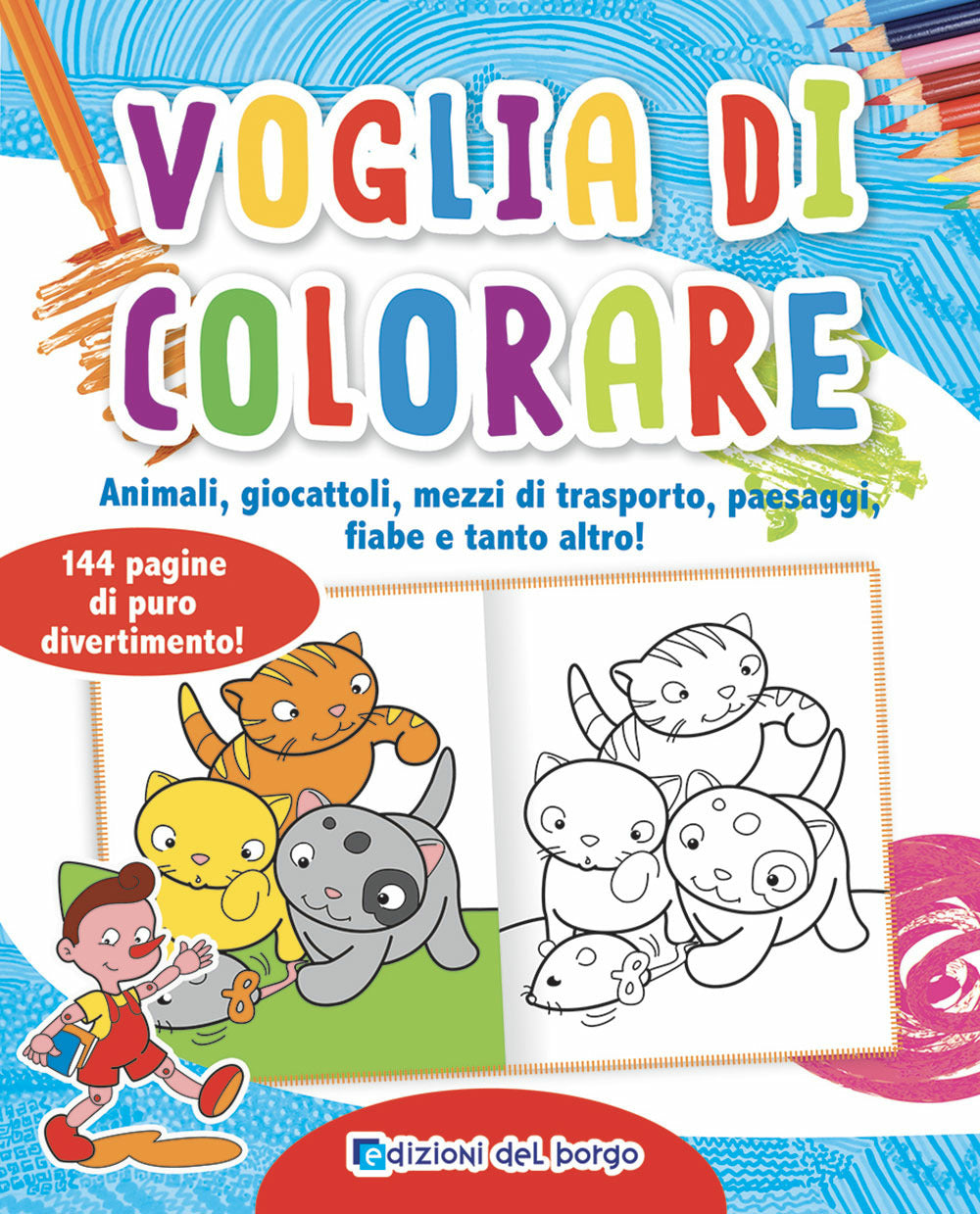 Copertina del libro VOGLIA DI COLORARE