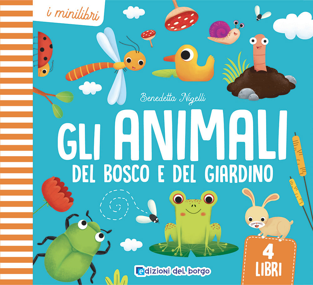 Copertina del libro GLI ANIMALI DEL BOSCO E DEL GIARDINO