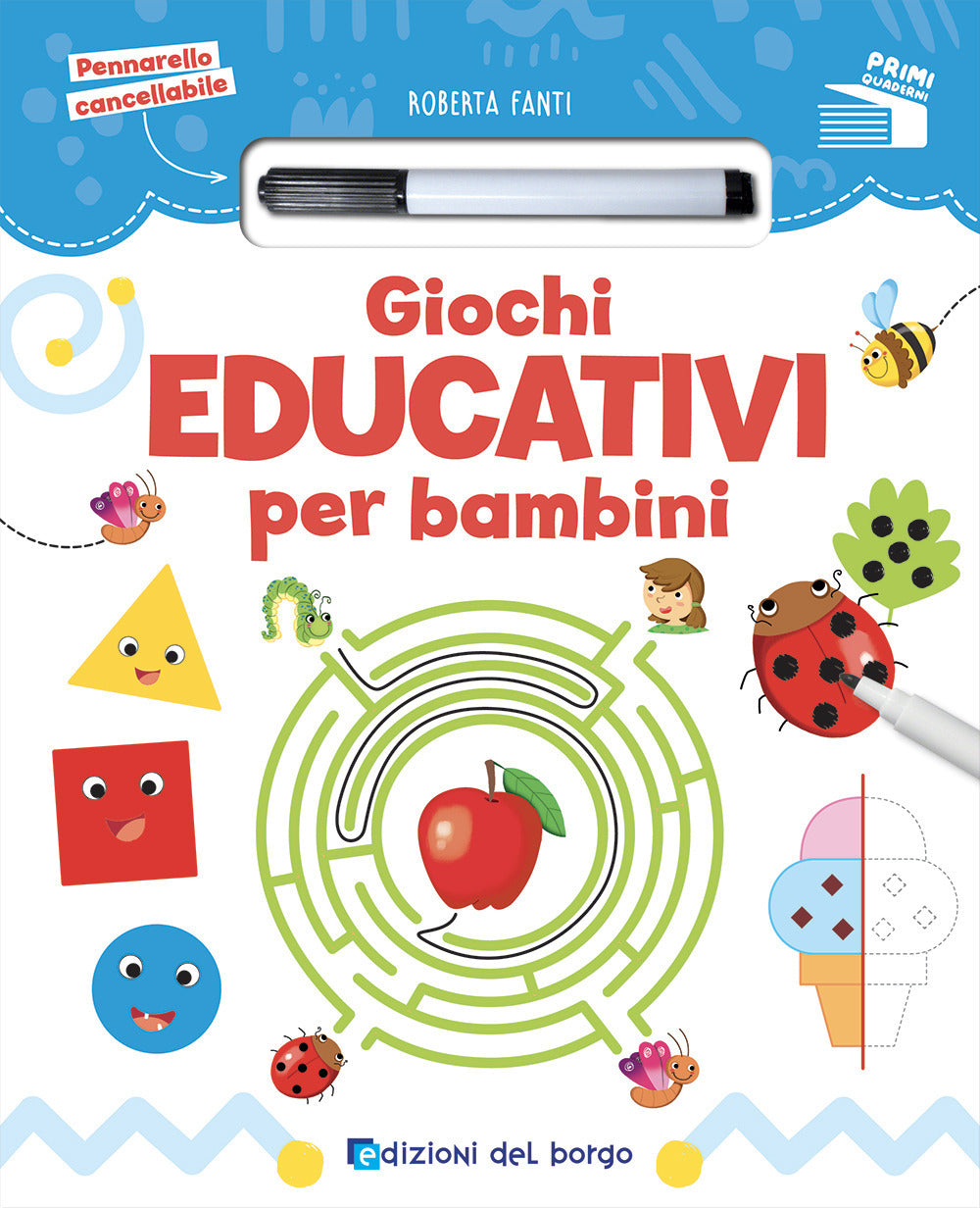Copertina del libro GIOCHI EDUCATIVI PER BAMBINI