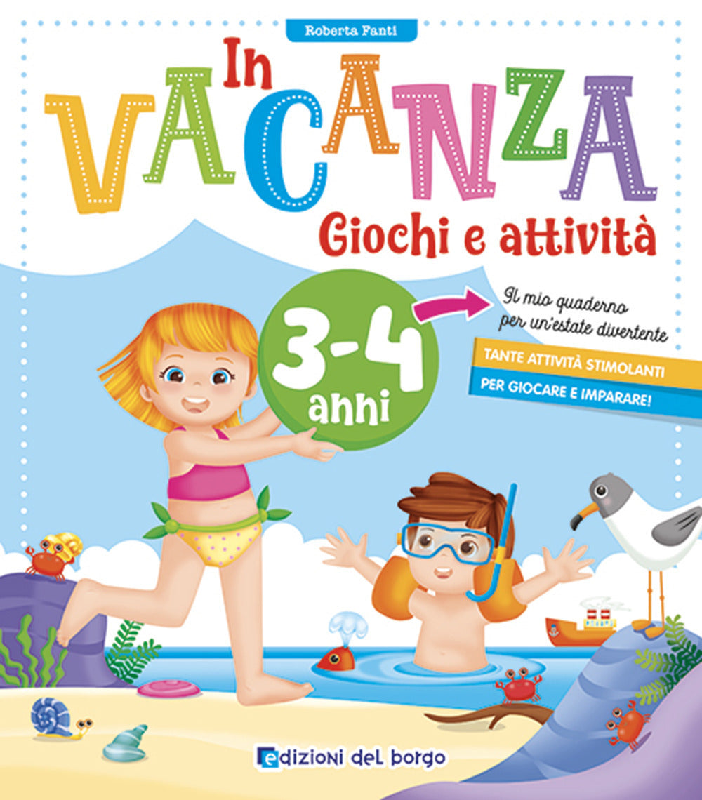 Copertina del libro IN VACANZA 3/4 ANNI