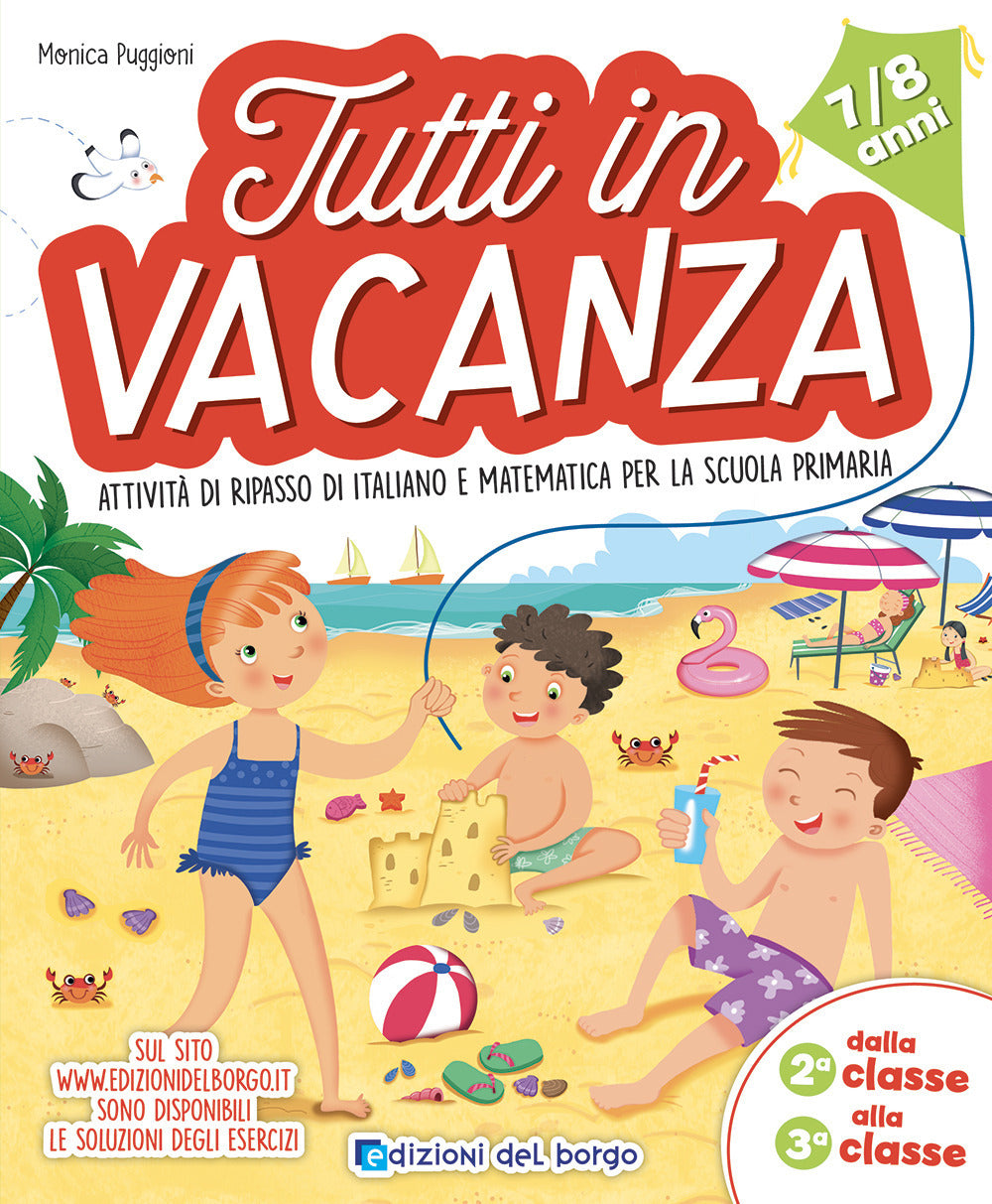 Copertina del libro TUTTI IN VACANZA - DALLA 2A ALLA 3A