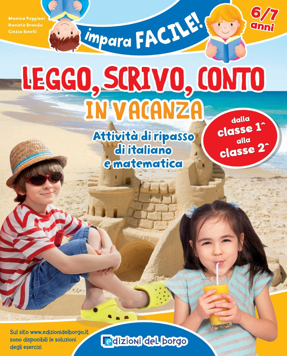 Copertina del libro LEGGO SCRIVO CONTO IN VACANZA CLASSE 1