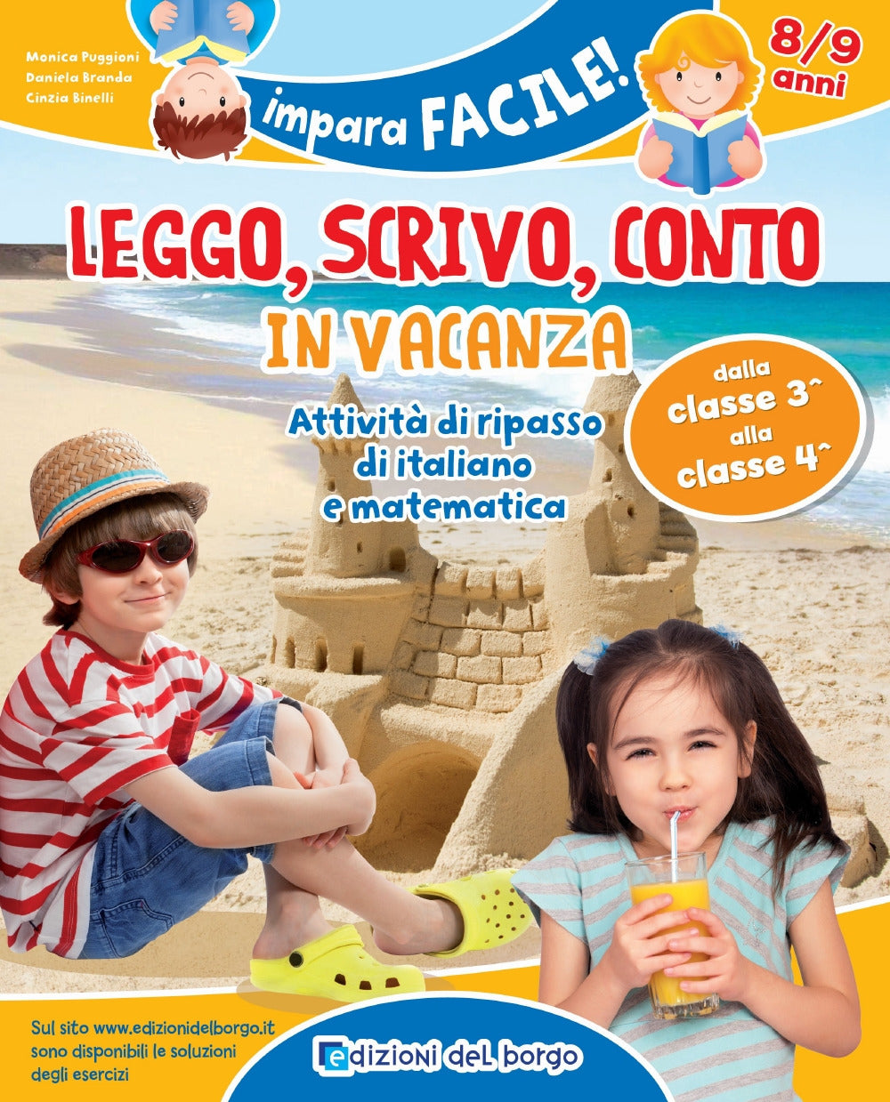 Copertina del libro LEGGO SCRIVO CONTO IN VACANZA CLASSE 3