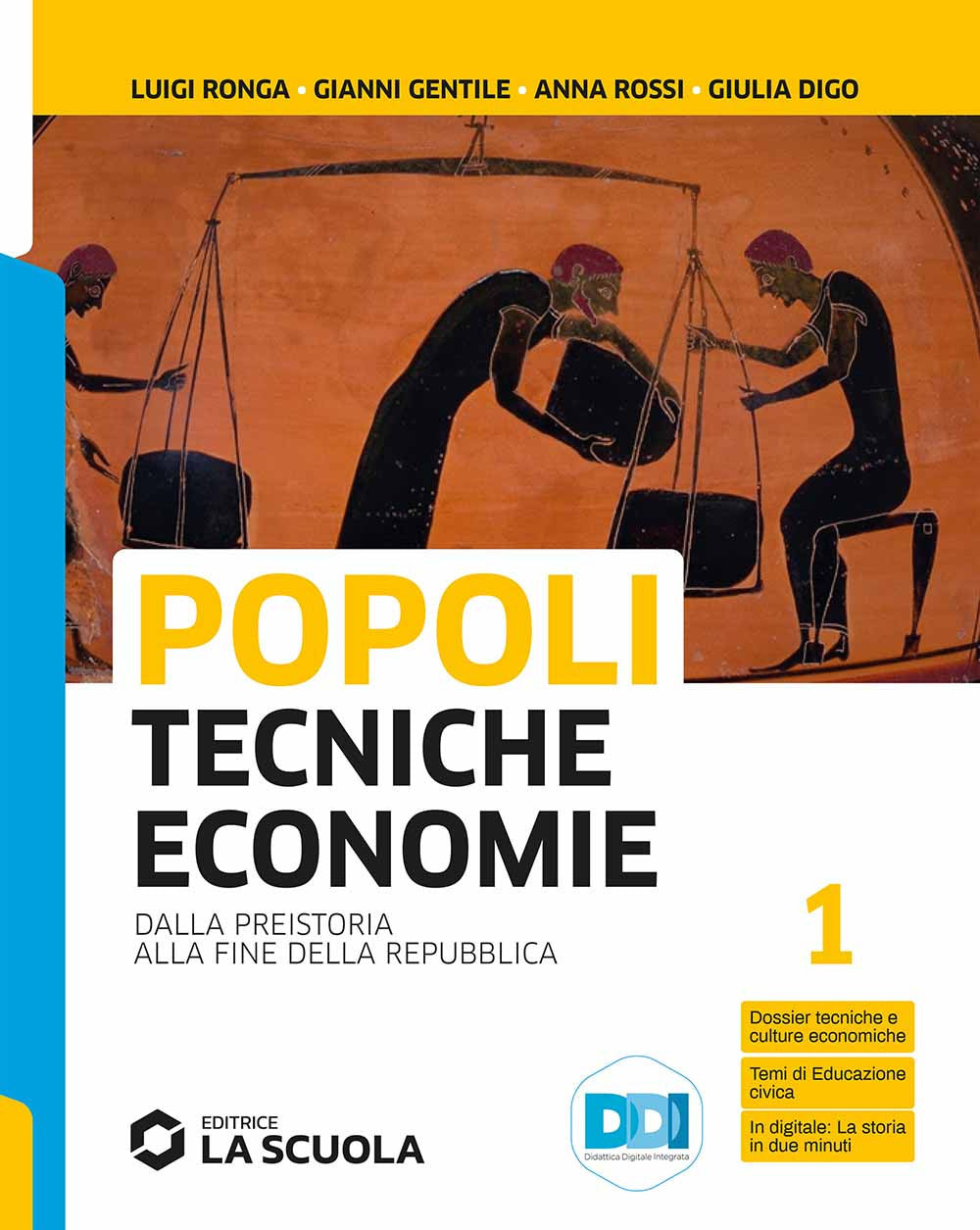 Copertina del libro POPOLI TECNICHE ECONOMIE 1 ED. MISTA