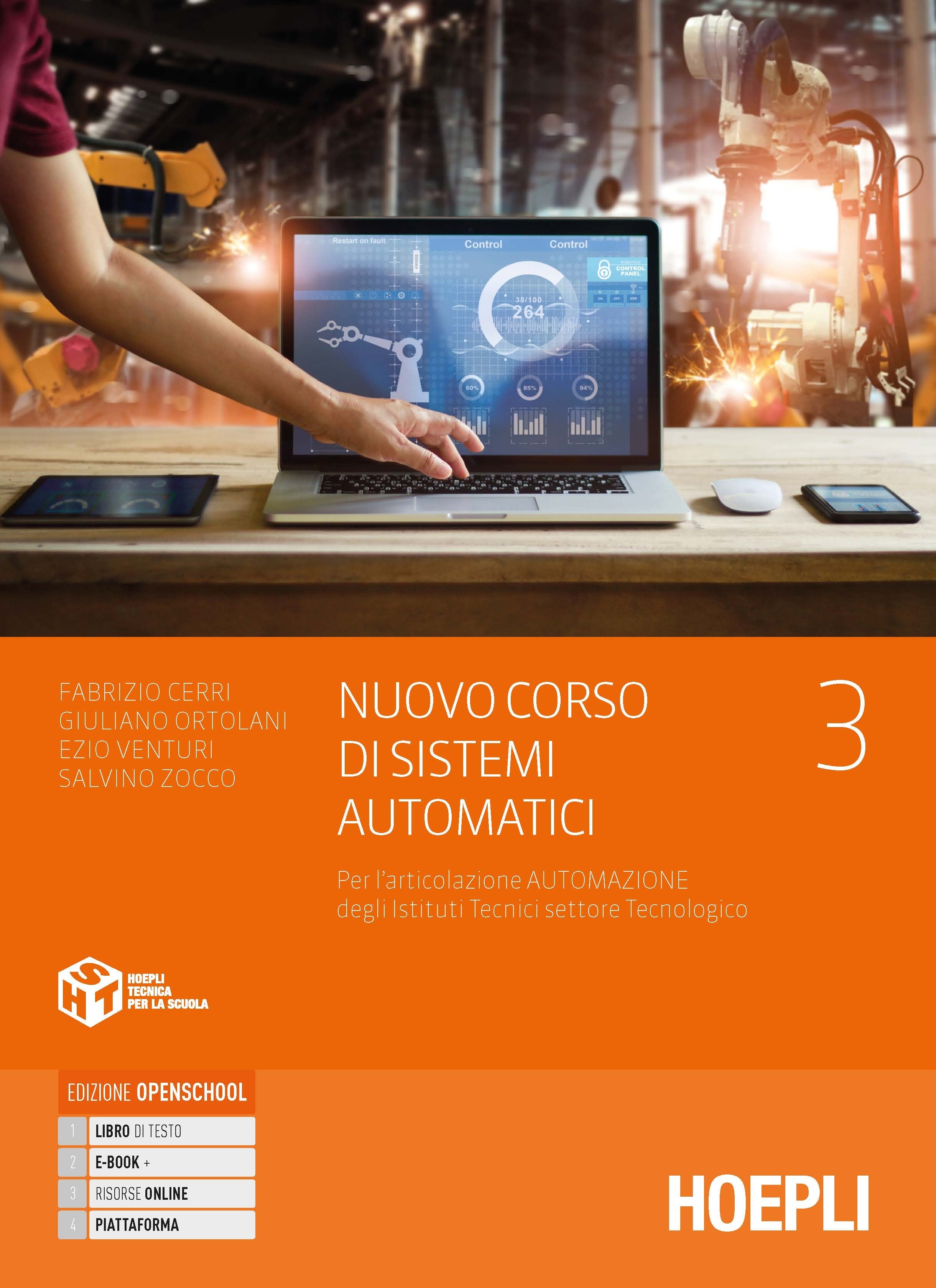 Copertina del libro CORSO DI SISTEMI AUTOMATICI N.E. 3 ED. M Immagine principale del prodotto