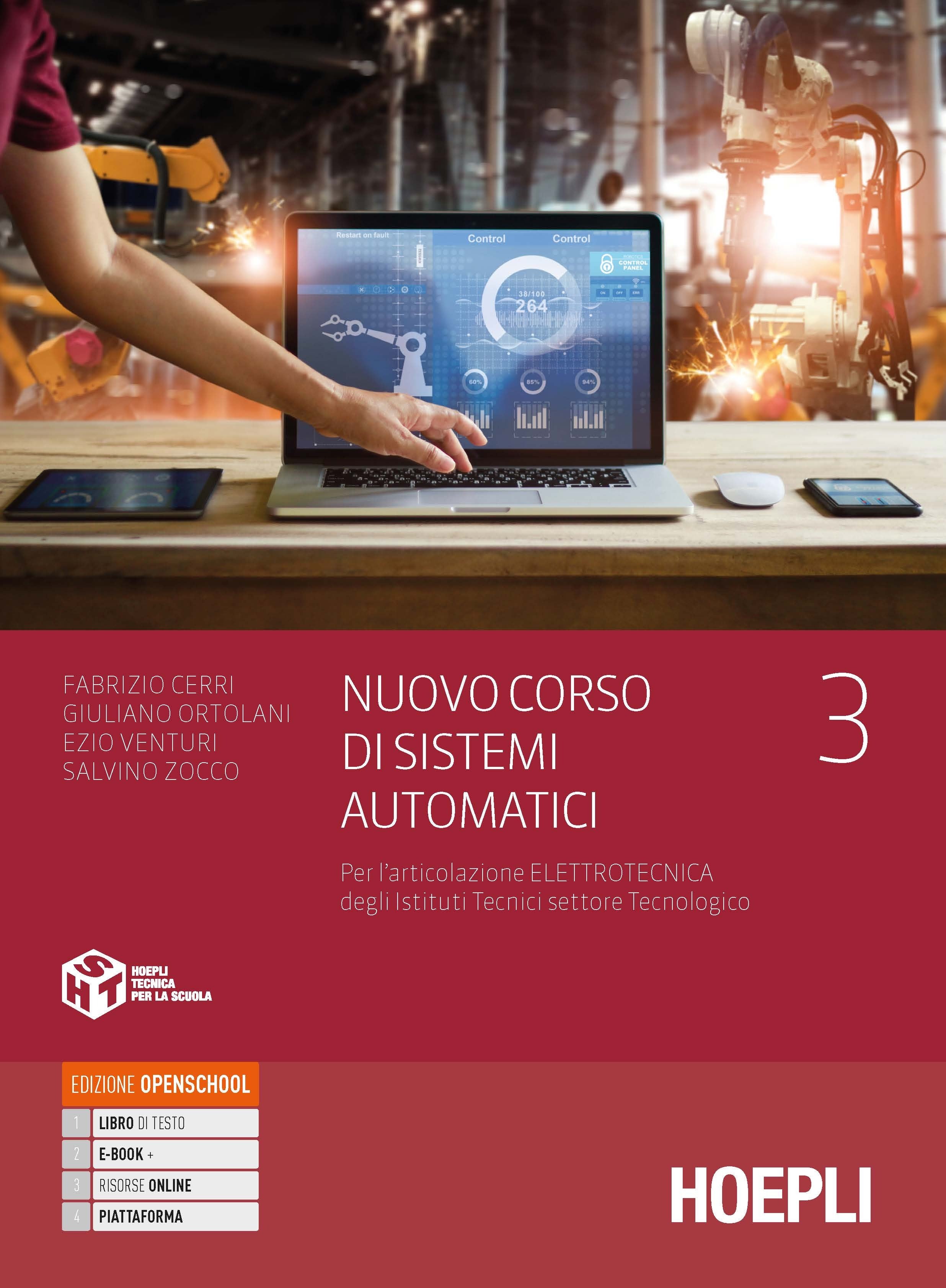 Copertina del libro CORSO DI SISTEMI AUTOMATICI N.E. 3 ED. M