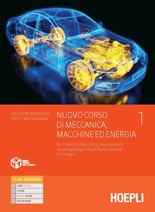 Copertina del libro NUOVO CORSO DI MECCANICA MACCHINE ED ENE