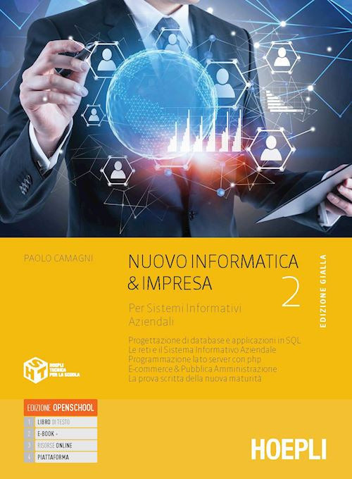 Copertina del libro NUOVO INFORMATICA E IMPRESA ED. GIALLA 2