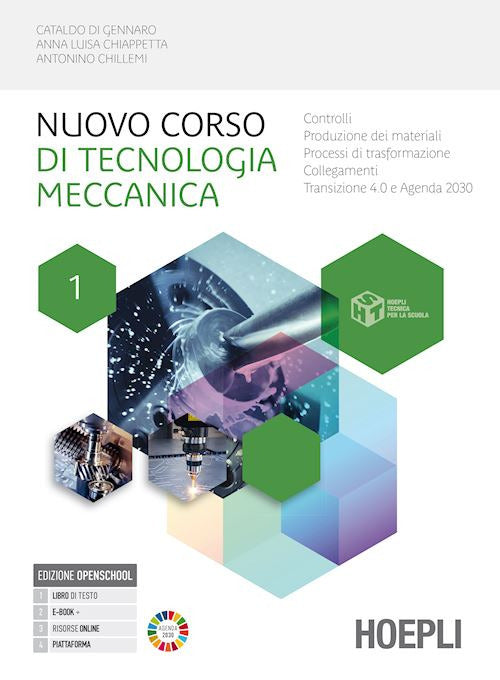 Copertina del libro NUOVO CORSO DI TECNOLOGIA MECCANICA 1 ED Immagine principale del prodotto