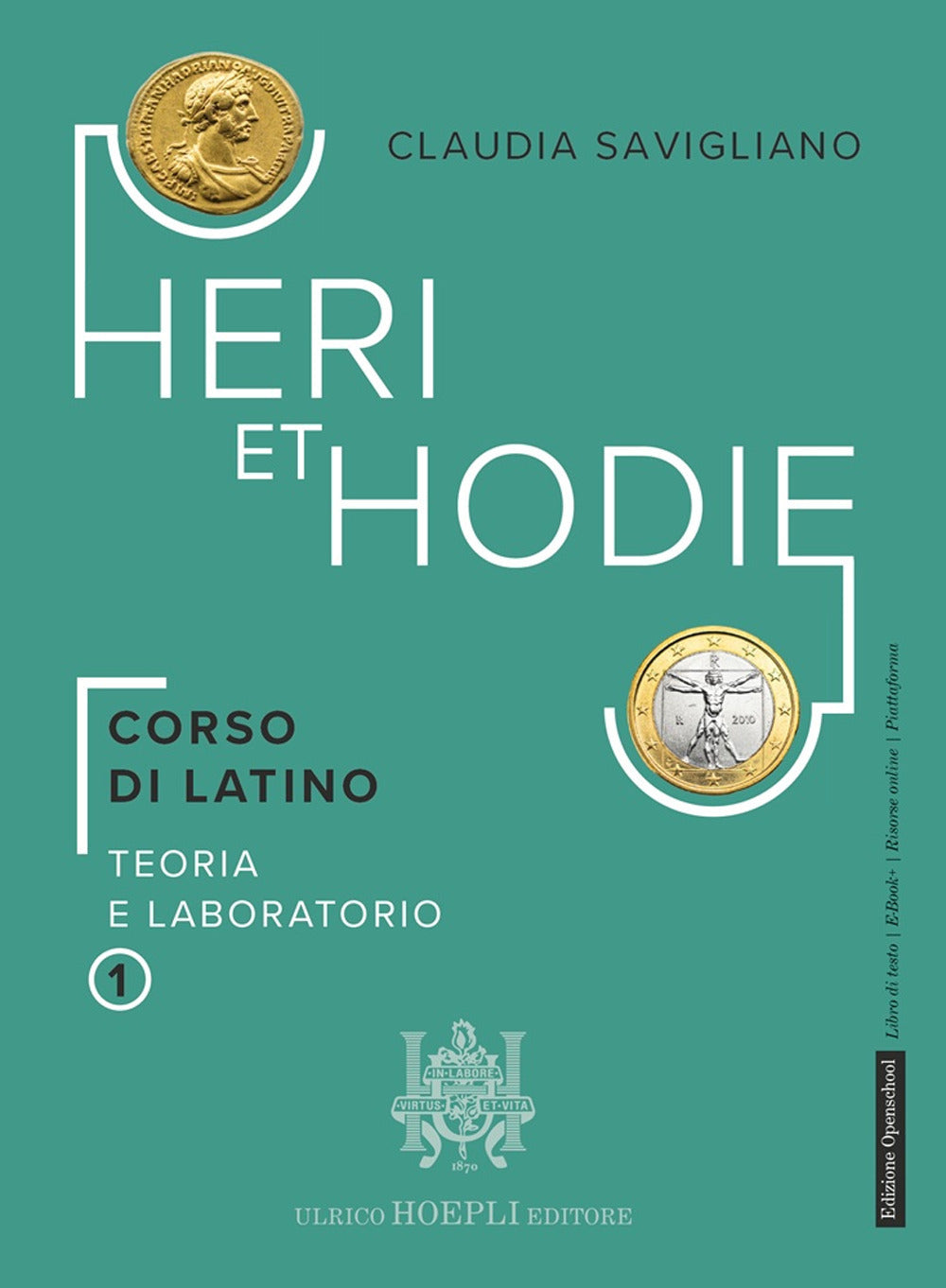 Copertina del libro HERI ET HODIE TEORIA E LABORATORIO 1