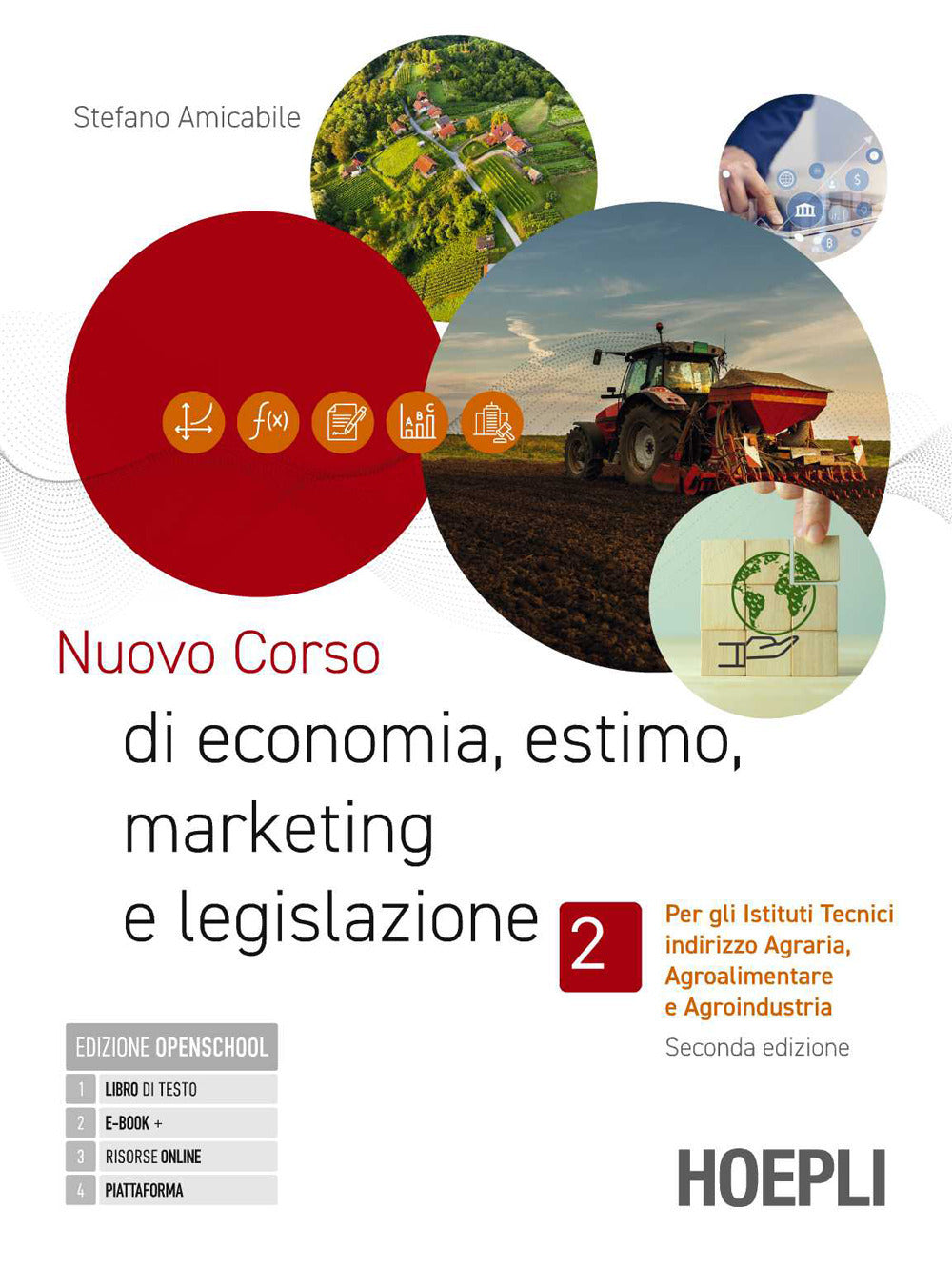 Copertina del libro NUOVO CORSO DI ECONOMIA, ESTIMO, MARKETI