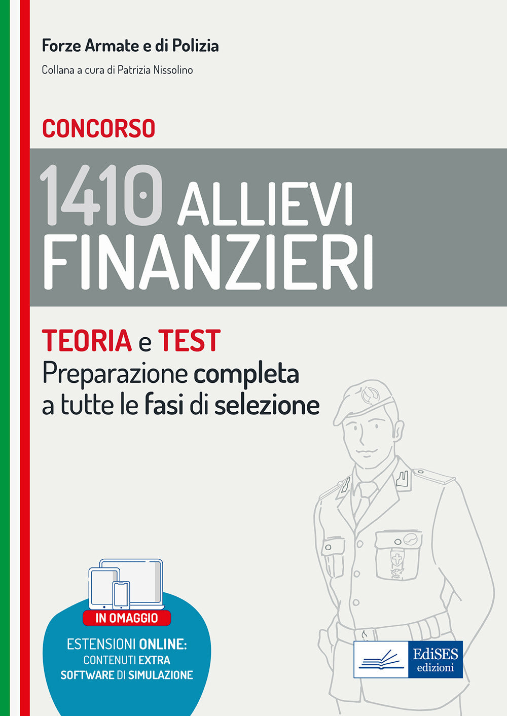 Copertina del libro CONCORSO 1410 ALLIEVI FINANZIERI TEO.TE