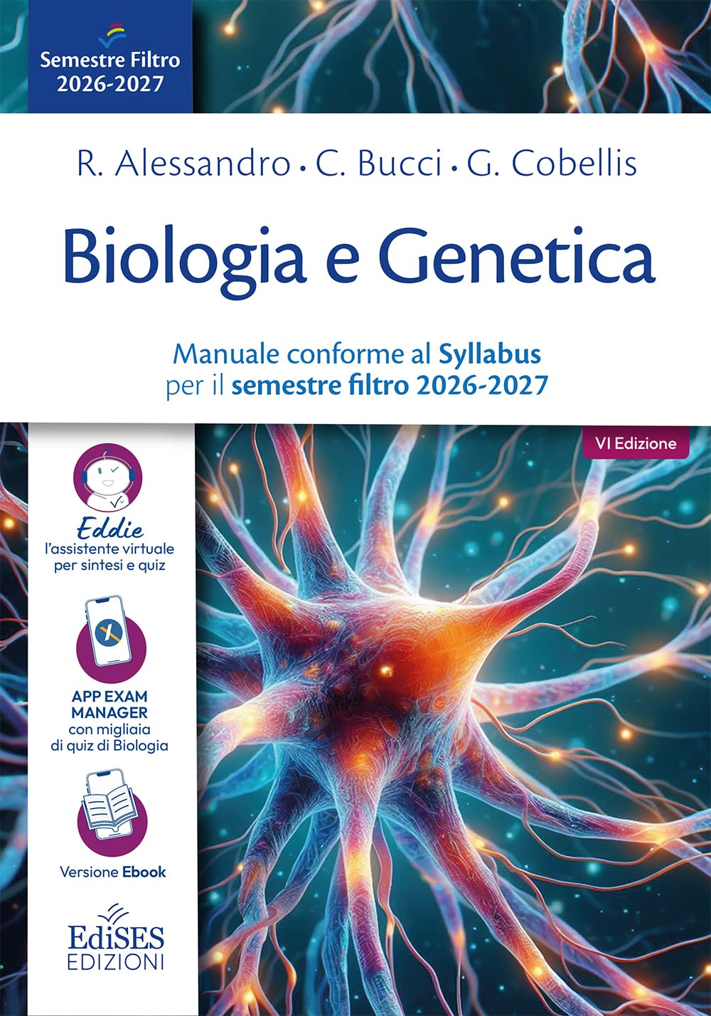 Copertina del libro BIOLOGIA E GENETICA MANUALE Immagine principale del prodotto