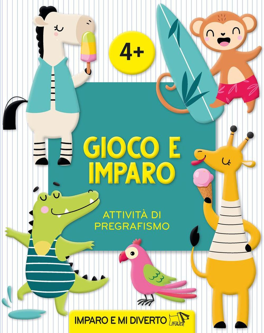 Copertina del libro GIOCO E IMPARO. ATTIVIT DI PREGRAFISMO.
