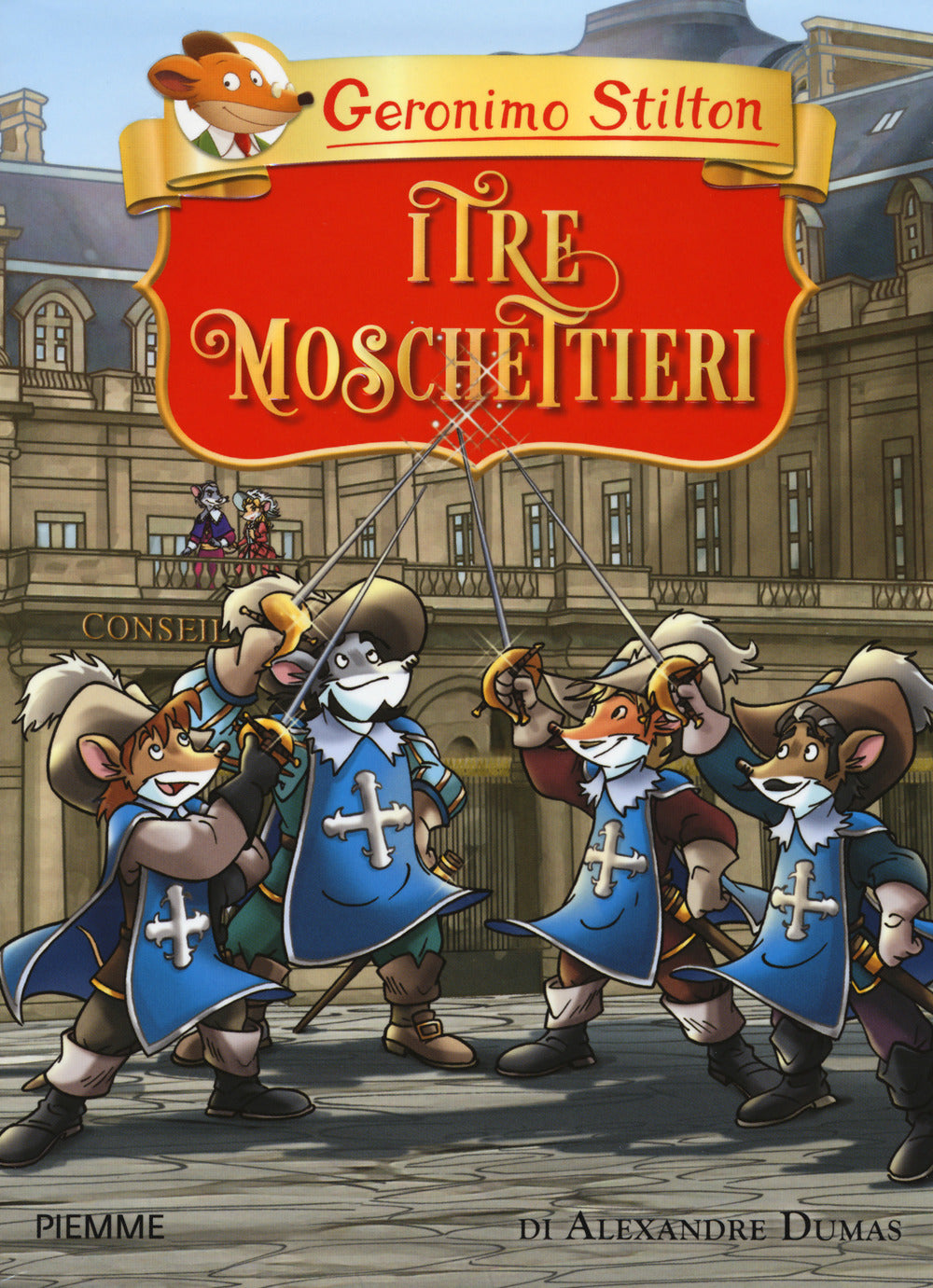 Copertina del libro I TRE MOSCHETTIERI