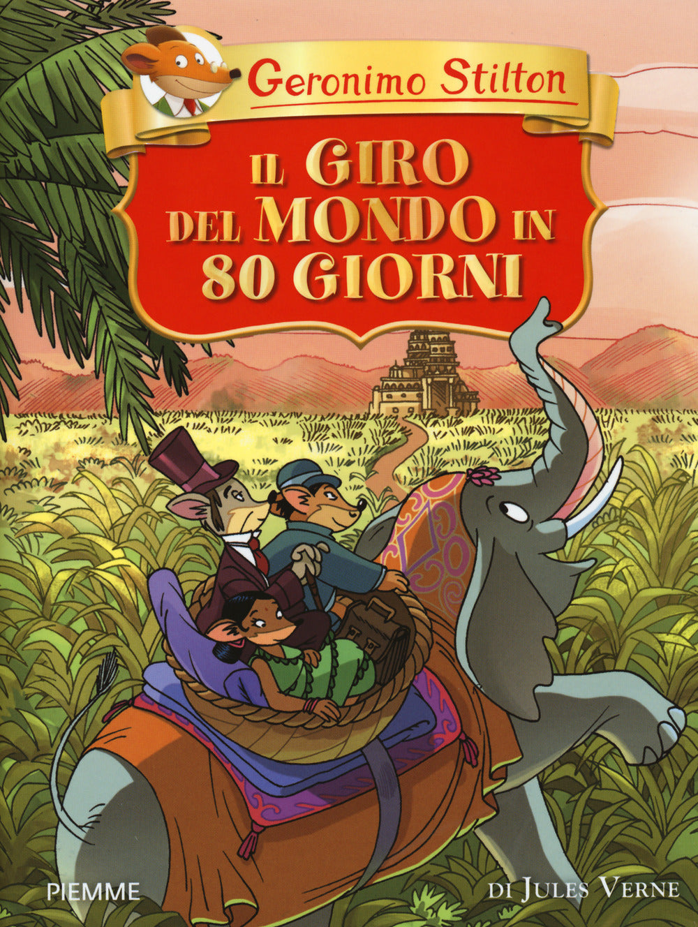 Copertina del libro IL GIRO DEL MONDO IN 80 GIORNI