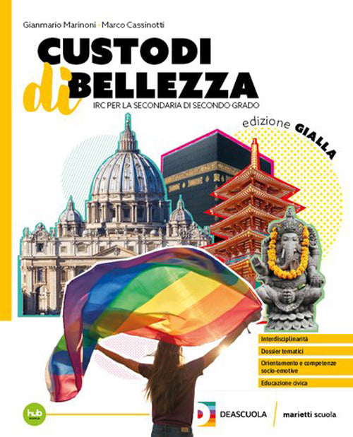 Copertina del libro CUSTODI DI BELLEZZA - ED. GIALLA ED.MIST