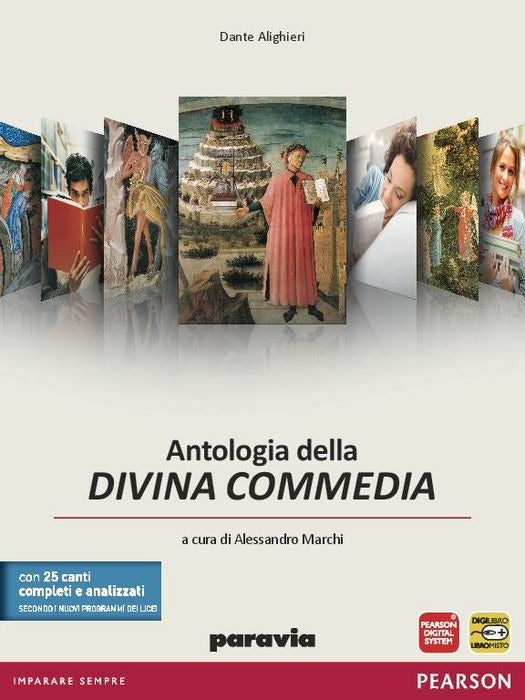 Copertina del libro ANTOLOGIA DELLA DIVINA COMMEDIA Immagine principale del prodotto