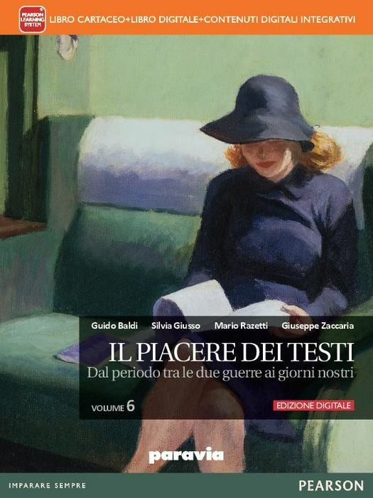Copertina del libro PIACERE DEI TESTI ED. DIGITALE 6 ED. MIS