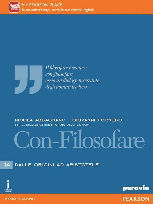 Copertina del libro CON FILOSOFARE 1A+1B ED. MISTA Immagine principale del prodotto