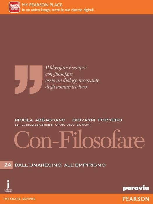 Copertina del libro CON FILOSOFARE 2A+2B ED. MISTA Immagine principale del prodotto