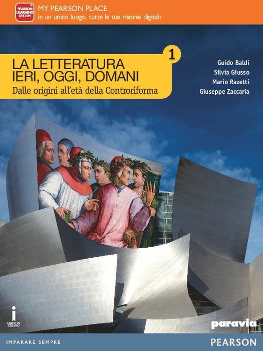 Copertina del libro LETTERATURA IERI OGGI DOMANI 1 ED. MISTA