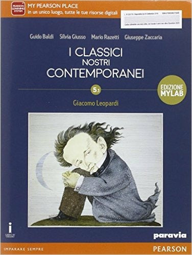 Copertina del libro CLASSICI NOSTRI CONTEMPORANEI ED. MYLAB Immagine principale del prodotto