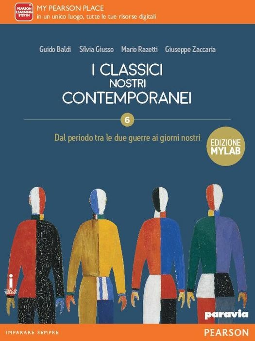 Copertina del libro CLASSICI NOSTRI CONTEMPORANEI ED. MYLAB Immagine principale del prodotto
