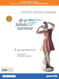 Copertina del libro DE TE FABULA NARRATUR 1 ED. MISTA