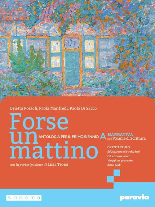 Copertina del libro FORSE UN MATTINO A CON SCRITTURA