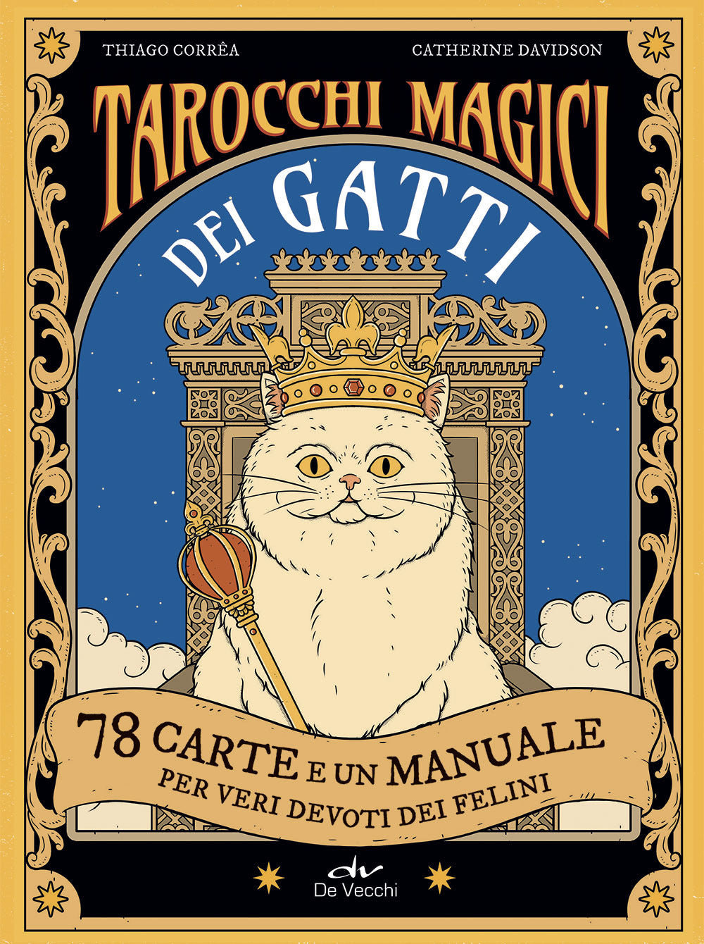 Copertina del libro TAROCCHI MAGICI DEI GATTI