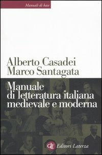 Copertina del libro MANUALE DI LETTERATURA ITALIANA MEDIEVAL