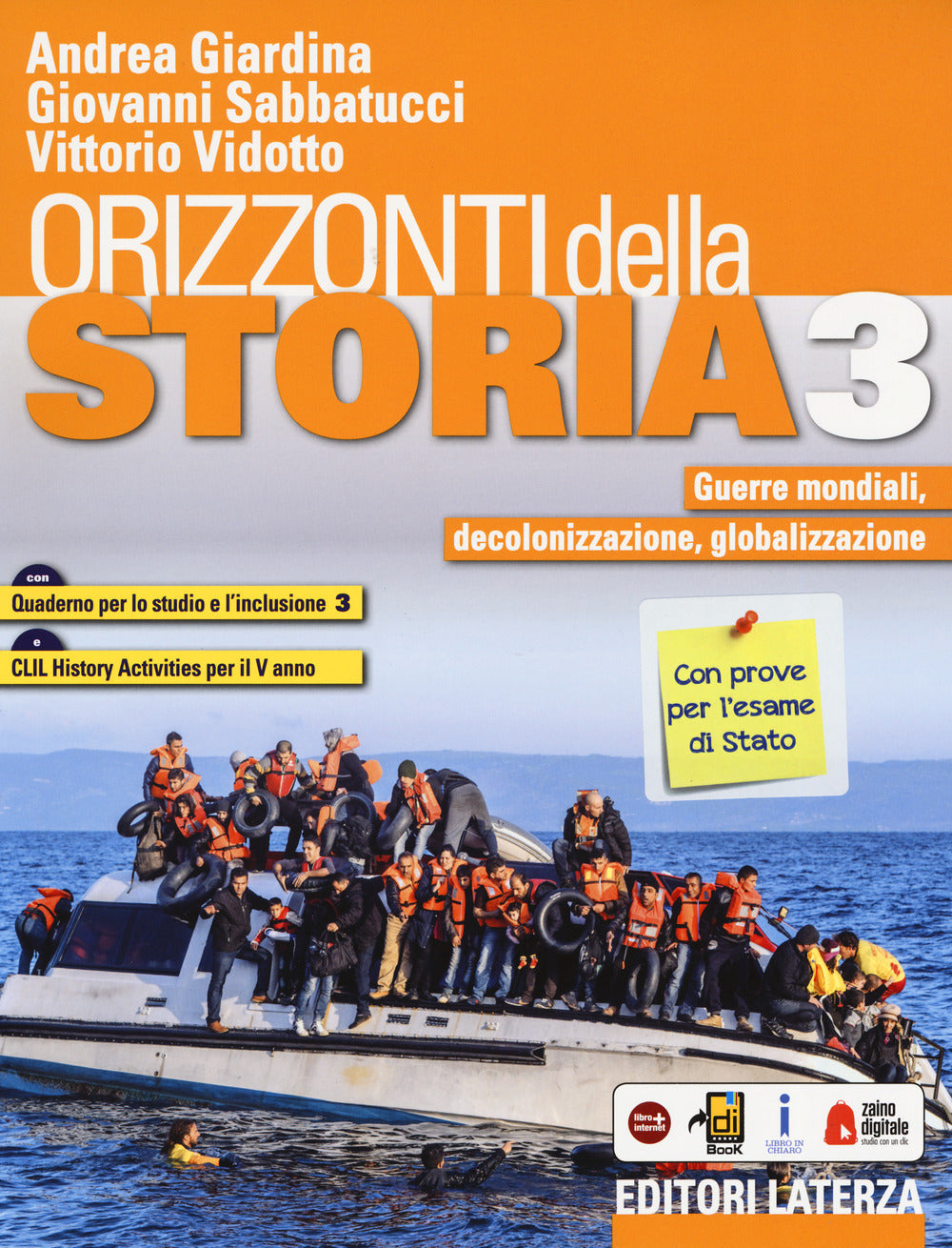 Copertina del libro ORIZZONTI DELLA STORIA 3