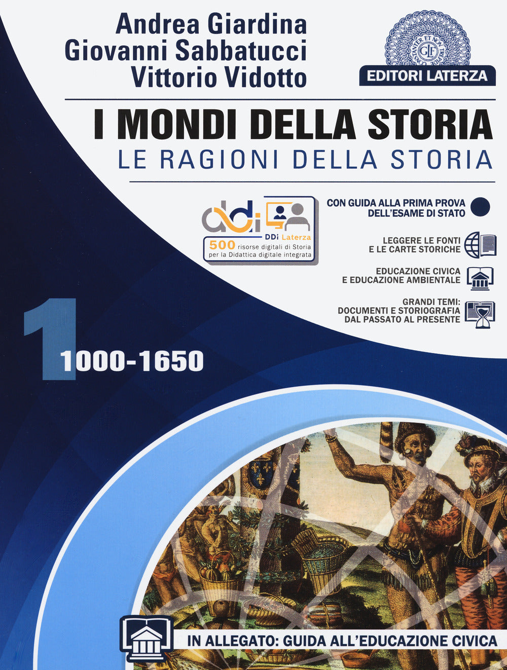 Copertina del libro MONDI DELLA STORIA 1 ED. MISTA