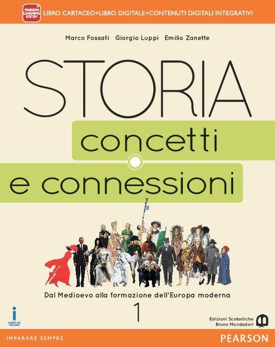 Copertina del libro STORIA CONCETTI E CONNESSIONI 1 ED. MIST Immagine principale del prodotto