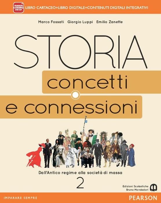 Copertina del libro STORIA CONCETTI E CONNESSIONI 2 ED. MIST