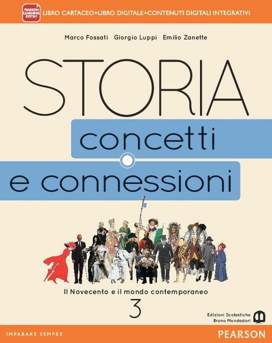 Copertina del libro STORIA CONCETTI E CONNESSIONI 3 ED. MIST Immagine principale del prodotto